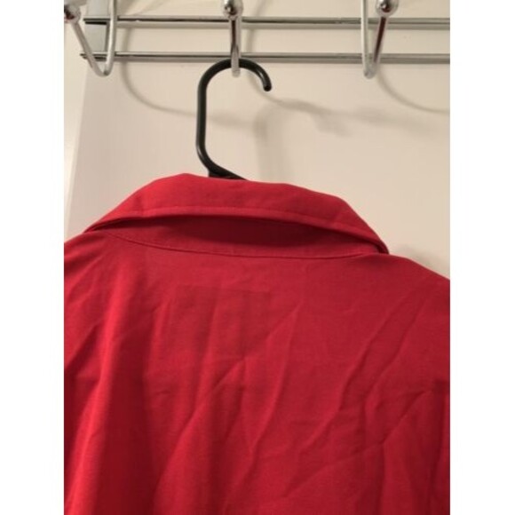 Chick-Fi-La Men's Polo Shirt Work/Uniform 1pc Size Medium Red - Picture 7 of 8